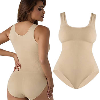 Коригувальне боді з утяжкою, XS/S, Бежевий / Коригувальна білизна / Стягувальний боді