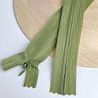 Потаємна блискавка 25см Китай нейлонова основа колір світло зелений