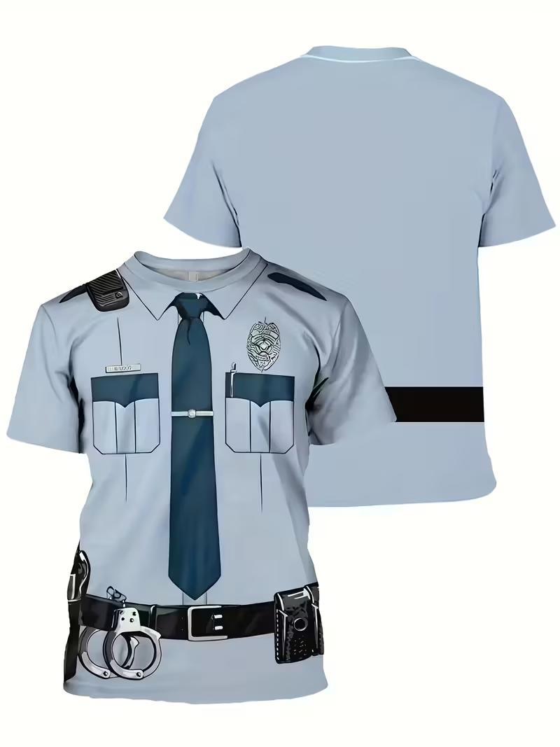 Футболка поліцейського унісекс XL, фото 1