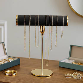 Стійка-органайзер для ювелірних прикрас,браслетів, ланцюжків, годинник підставка для коштовностей і біжутерії 28х23х5 см