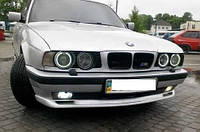 Накладка m-tex на передній бампер для BMW 5 E34 1988-1997 Спідниця накладка на бампер БМВ 5 Е34