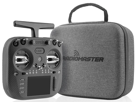 Пульт дистанційного керування RadioMaster TX15 Max BLACK AG02 з RGB-підсвічуванням FPV пульт + чохол, фото 1