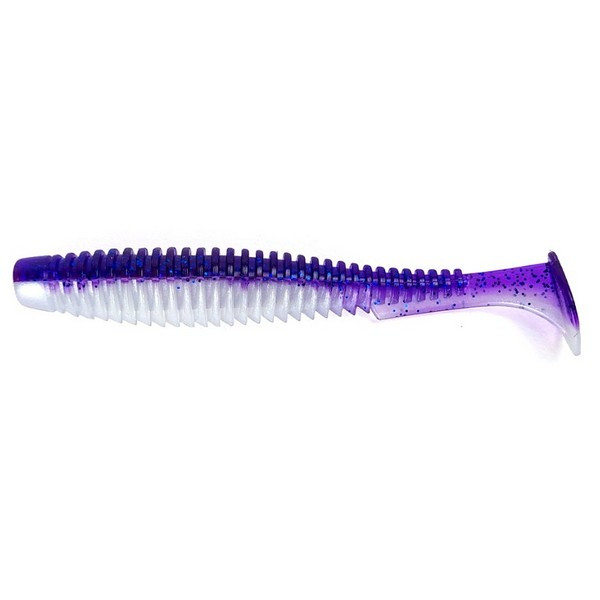 Силікон FishUp U-Shad 4" #215 - Violet/Pearl, фото 1