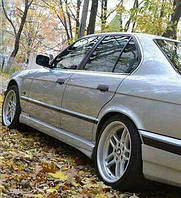 Накладки на пороги Schnitzer зі склопластику на BMW 5 E34 1988-1997 Бічні пороги під фарбування БМВ 5 Е34