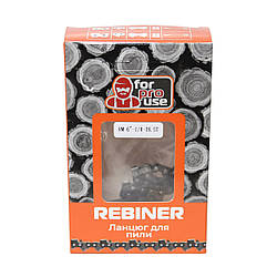 Ланцюг для міні пили на 15 см шину, 37 ланок, 1/4" крок Rebiner