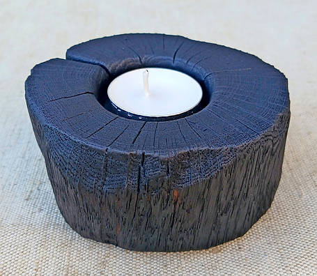 Свічник ручної роботи під чайну свічку, фото 1