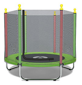 Батут манеж дитячий з сіткою Atleto 160 см зелений KRB10