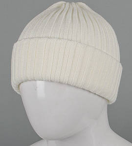 Базова подвійна з відворотом "Резинка" (250756), Молочний