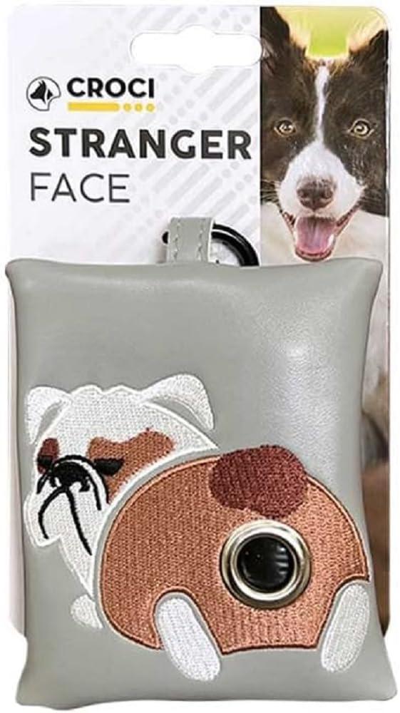 Міні-сумка Бульдог з пакетами для фекалій, 10,5*8,5cм