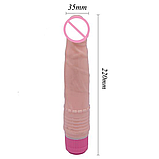 Реалістичний вібруючий фалос для жінок, вібратор фалоімітатор Тілесний стимулятор, інтимні іграшки, фото 2