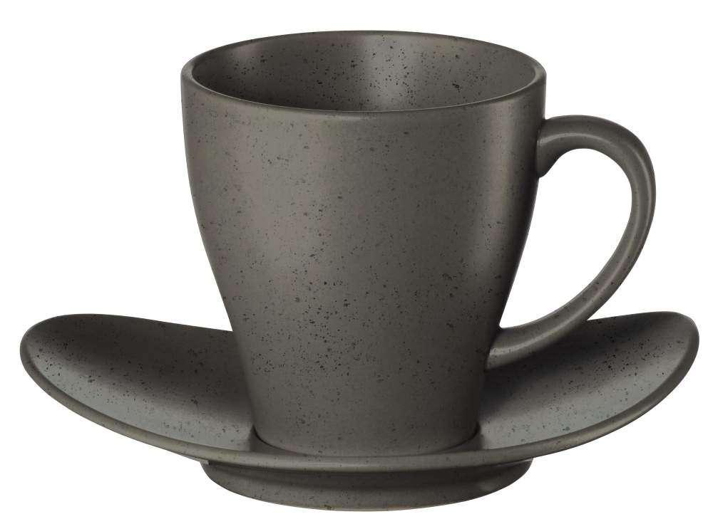 Чашка з блюдцем Asa Cuba Grigio 200 мл 1224400, фото 1