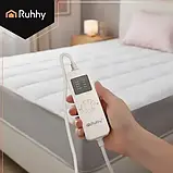 Електропростинь з підігрівом Ruhhy 26222, 190×80 см, 9 режимів, таймер, автоотключення, фото 2