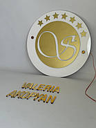 Арт-вивіска настінна з підсвічуванням і без Декоративна вивіска будь-якої форми і розміру для інтер'єру під замовлення, фото 10