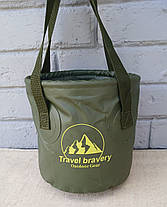 Відро складне з ПВХ для Рибалки та Туризму, фото 2