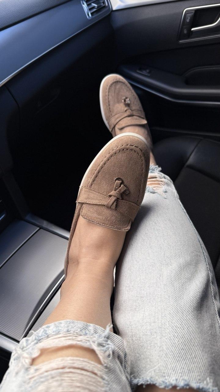 Лофери жіночі, коричневі, фото 1