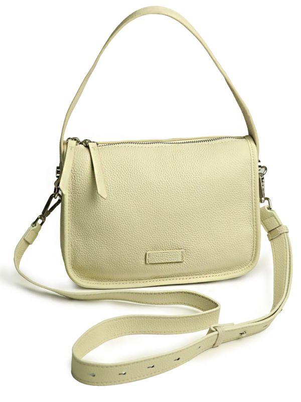 Жіноча шкіряна сумка 8727 White.Купити жіночі сумки гуртом і в роздріб із натуральної шкіри в Україні, фото 1