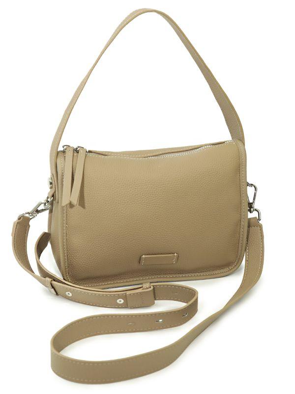 Жіноча шкіряна сумка 8727 Grey.Купити жіночі сумки гуртом і в роздріб із натуральної шкіри в Україні, фото 1