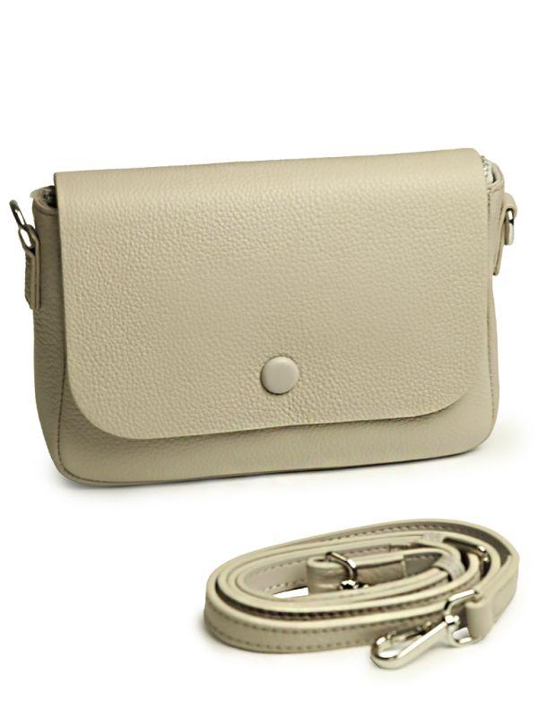 Жіноча шкіряна сумка 79016 Beige,Купити жіночі сумки гуртом і в роздріб із натуральної шкіри в Україні, фото 1