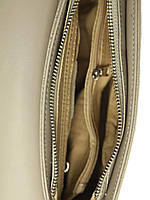 Жіноча шкіряна сумка 79016 Beige,Купити жіночі сумки гуртом і в роздріб із натуральної шкіри в Україні, фото 3