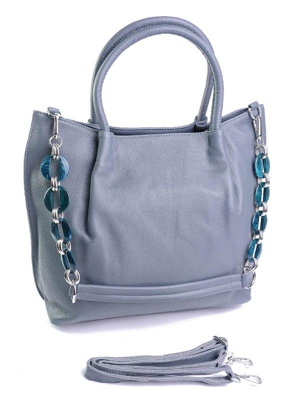 Жіноча шкіряна сумка 2027-9 Blue.Купити жіночі сумки гуртом і в роздріб із натуральної шкіри в Україні, фото 1