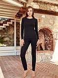 Жіноча термолегінси чорні 44-52р TM Berrak, фото 2