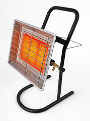 Газовий інфрачервоний обігрівач NURGAZ 3.5 кВт | Керамічна пальник на підставці для дачі, гаража, теплиці