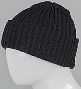 Об'ємна шапка з відворотом "Резинка" (250756), фото 3