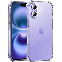 Чохол Fiji Proof для Apple iPhone 17 прозорий бампер з посиленими бортами Transparent