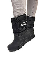 Дутики жіночі на хутрі липучка 37 38 39 40 41