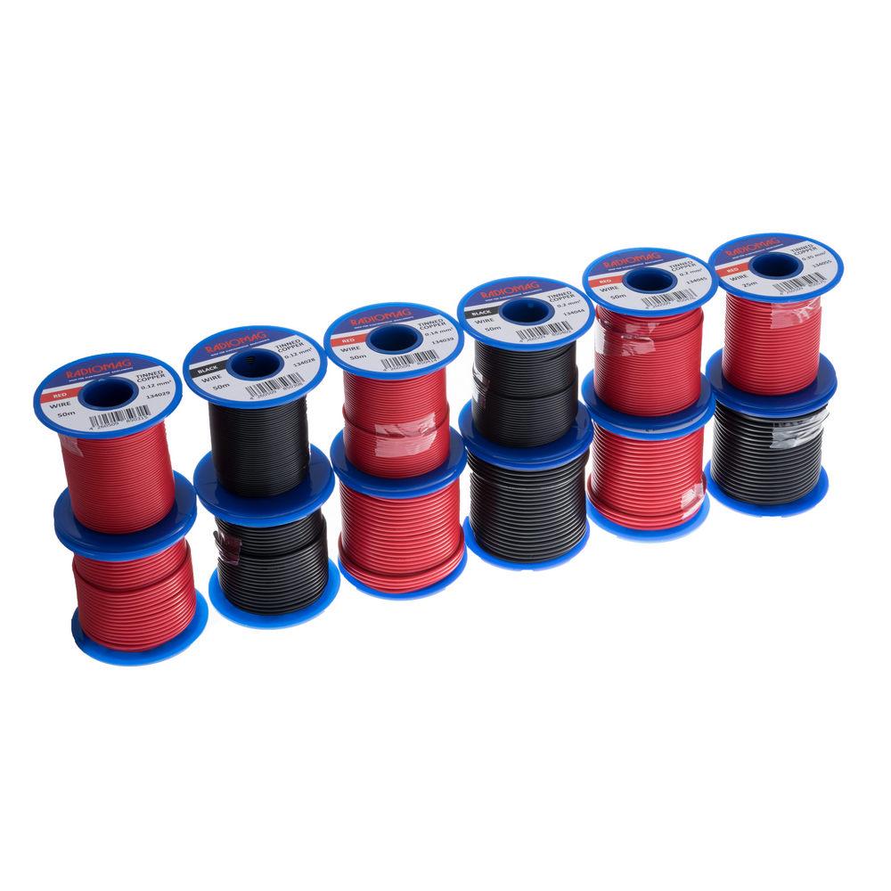 Набір мідних луджених проводів 0,12 - 1,00 мм²