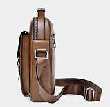 Чоловіча сумка через плече Weixier Барсетка Чоловіча сумка для документів Чорна, фото 5