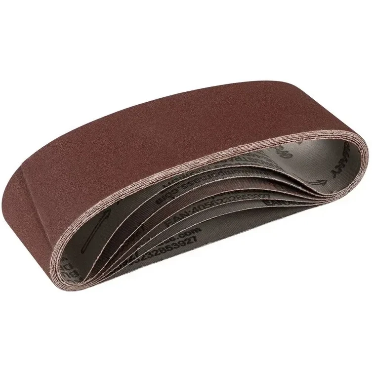 Набір шліфувальних стрічок Parkside PBSZ-6-A1 (75×457 мм, 6 шт), фото 1