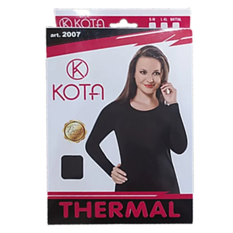 Жіноча термокофта чорна 42-54р TM Kota, фото 1