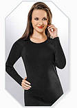 Жіноча термокофта чорна 42-54р TM Kota, фото 2