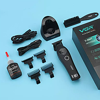 Професійний тример для стрижки та окантовки VGR Professional Rotatech Black (V-880T-BK), фото 2
