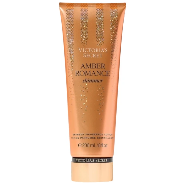 Парфумований лосьйон із шиммером Victoria's Secret Amber Romance Shimmer Lotion 236 мл, фото 1