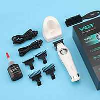 Професійний тример для стрижки та окантовки VGR Professional Rotatech White (V-880T-WT), фото 2
