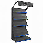 Стелаж книжковий 1900х950 мм приставний, стелаж для книг торговий, стелаж для торгівлі книгами, журналами, пресою, стелаж для, фото 3