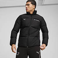 Куртка спортивна чоловіча Puma Bmw Mms Ess+ Puffer Jacket 627497 01 (чорна, зима, з капюшоном, пума)