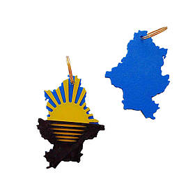 Брелок «Донецька область», 6 см