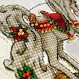 Набір для вишивання Suzir'ya Edinoroga “Різдвяний коник” 1122, фото 4