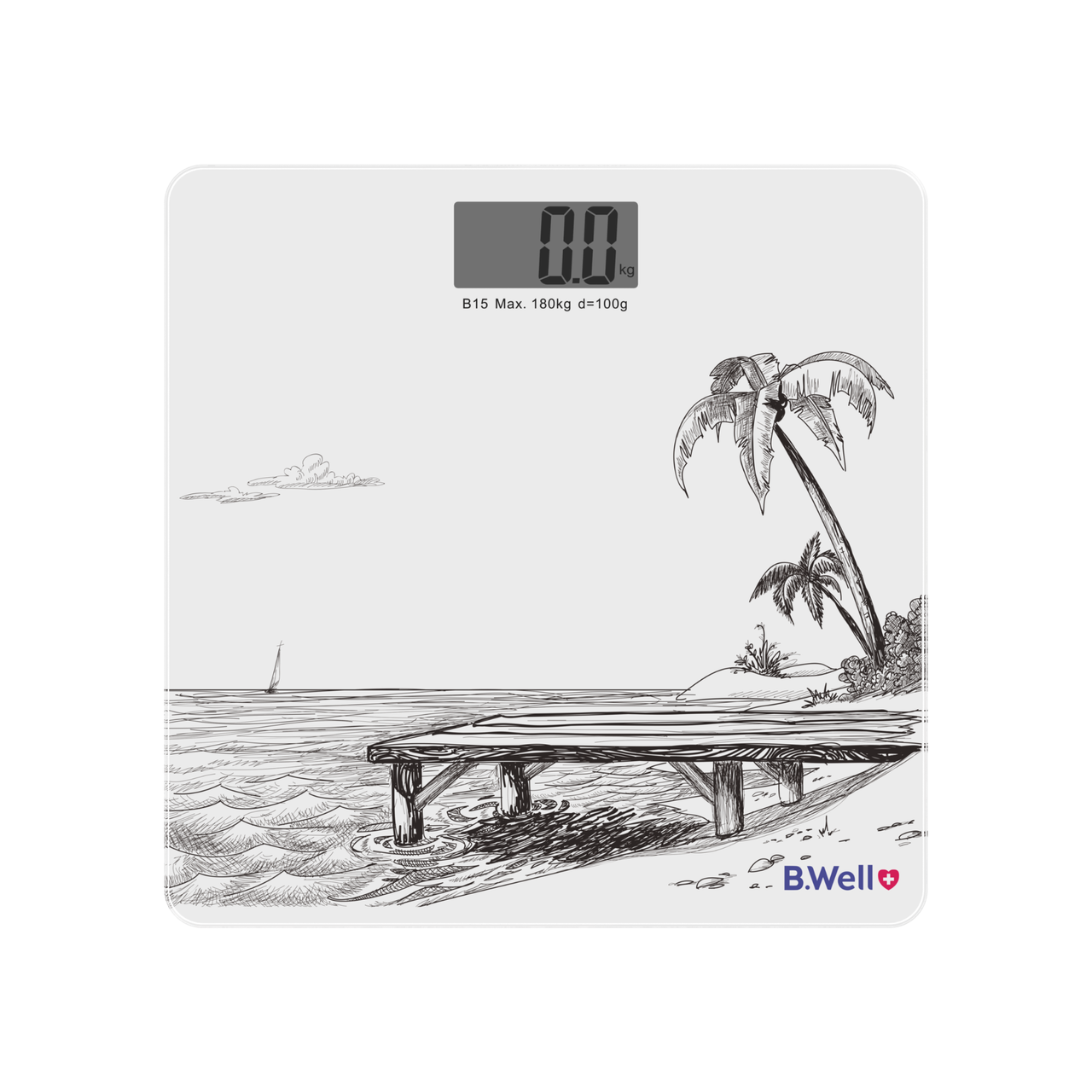 Електронні ваги B.Well PRO-165 Білі, фото 1