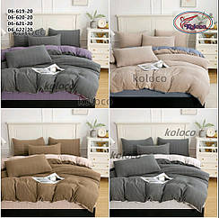 Постільна білизна муслін, двоспальна, Асорті (ПБ90)