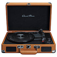 Програвач вінілу Lenco TT-10BN Brown Original Retro грамофон