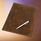 Шкіряна папка-портфоліо А4 для документів | Органайзер ручної роботи зі шкіри буйвола