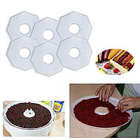 Комплект піддонів лотків для пастили для електросушарок Біломо Вітерець Ротор Чудесниця Profit M 29 см (6 шт)