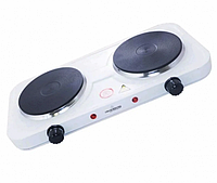 Електроплита подвійна настільна побутова Crownberg, Електричні плити настільні 2000 Вт COYTEO