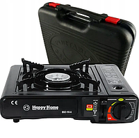 Газова портативна плита на 1 конфорку під міні балон із захистом від неправильного підключення балона COYTEO