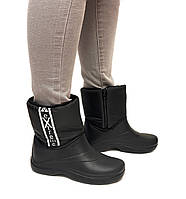 Дутики сноубутси чорні пінка гумові чоботи розмір 36 37 38 39 40