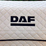 Органайзер у багажник на магніті з вишивкою DAF, бежевий, 50 см, автомобільний органайзер в авто, фото 4